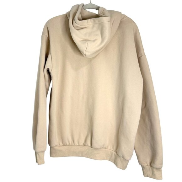 Comfrt Signature Fit Hoodie Sweatshirt Soft Bone Beige Size L - Picture 2 of 6